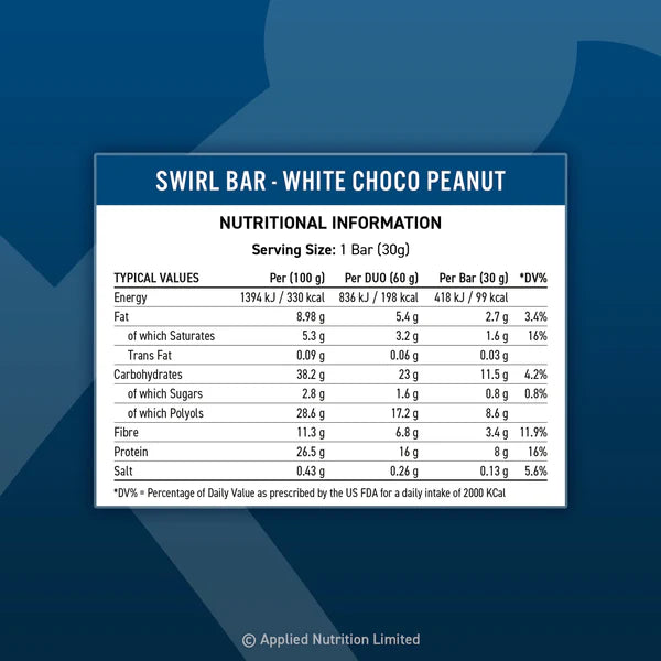 Applied Nutrition Protein Swirl Bars (12 x 60g)