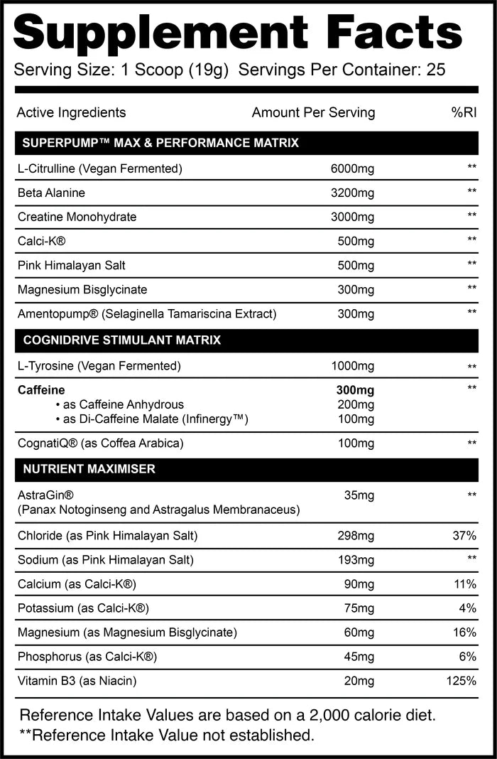 Gaspari Nutrition Superpump Max Pre Workout (475g / 25 Servings)