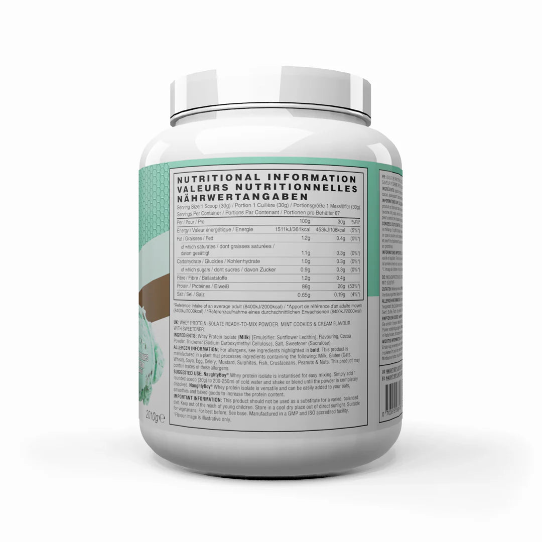 Naughty Boy ISO-9 Whey Protein Isolate Powder