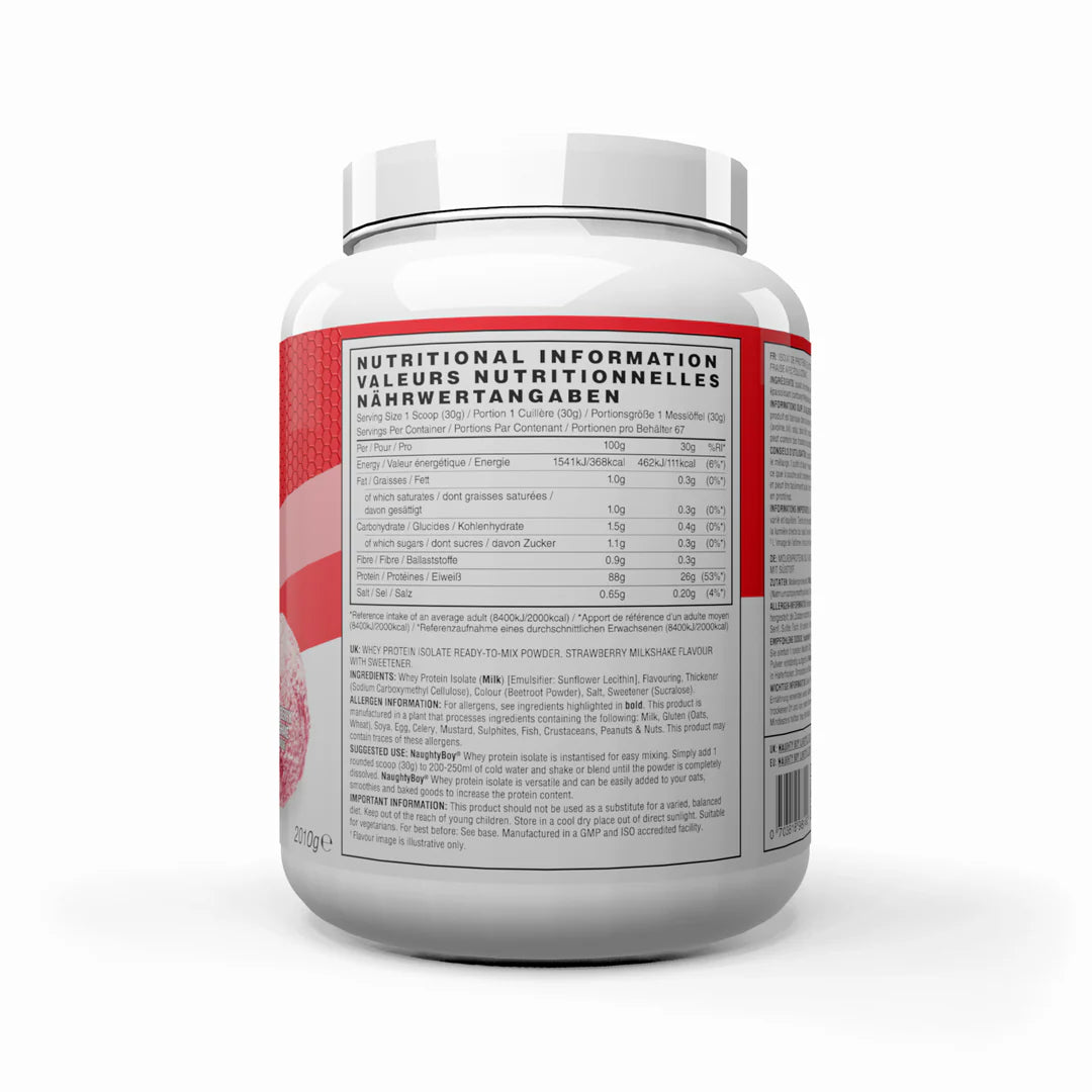 Naughty Boy ISO-9 Whey Protein Isolate Powder