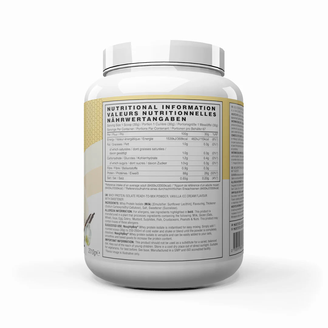 Naughty Boy ISO-9 Whey Protein Isolate Powder