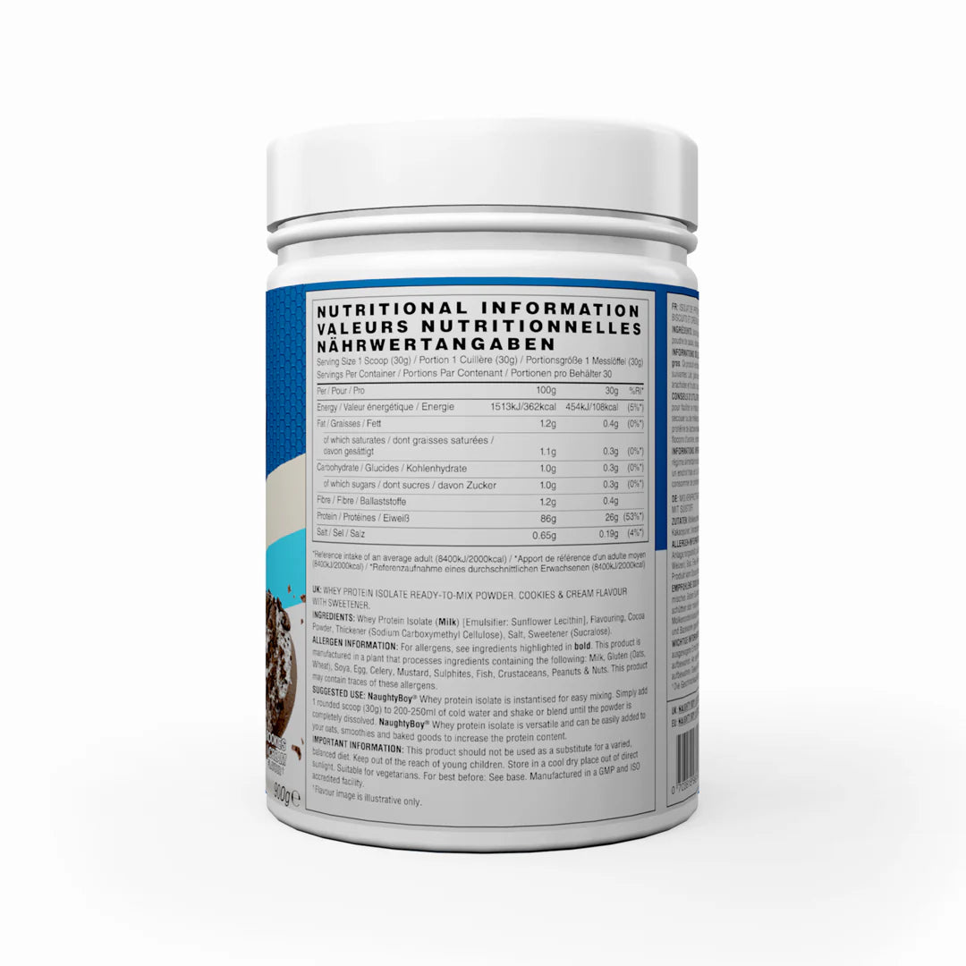 Naughty Boy ISO-9 Whey Protein Isolate Powder