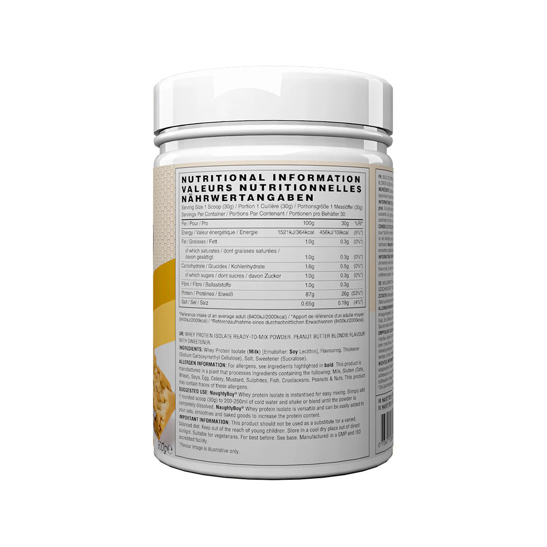 Naughty Boy ISO-9 Whey Protein Isolate Powder