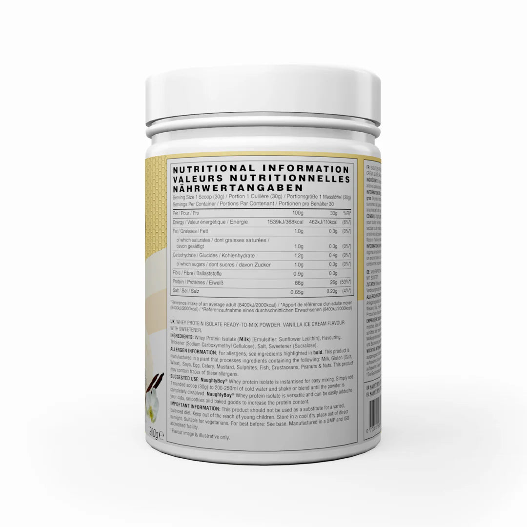 Naughty Boy ISO-9 Whey Protein Isolate Powder