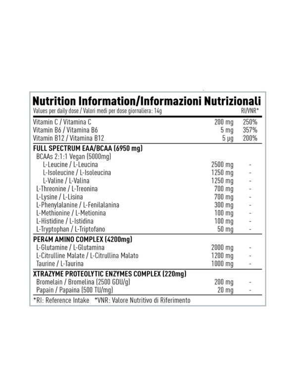 Per4m EAA Xtra - Advanced Essential Amino Acids (420g)