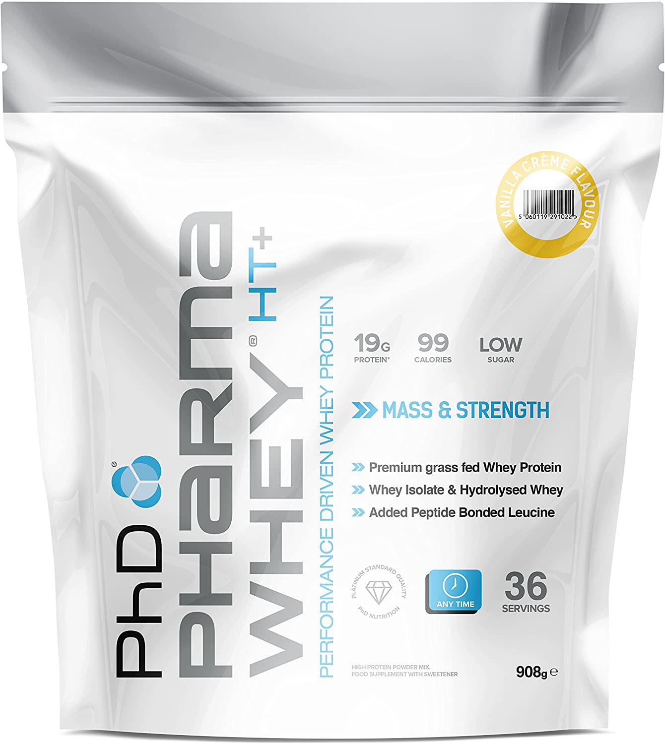 PhD Pharma Whey HT+ 908g / 36 Servings